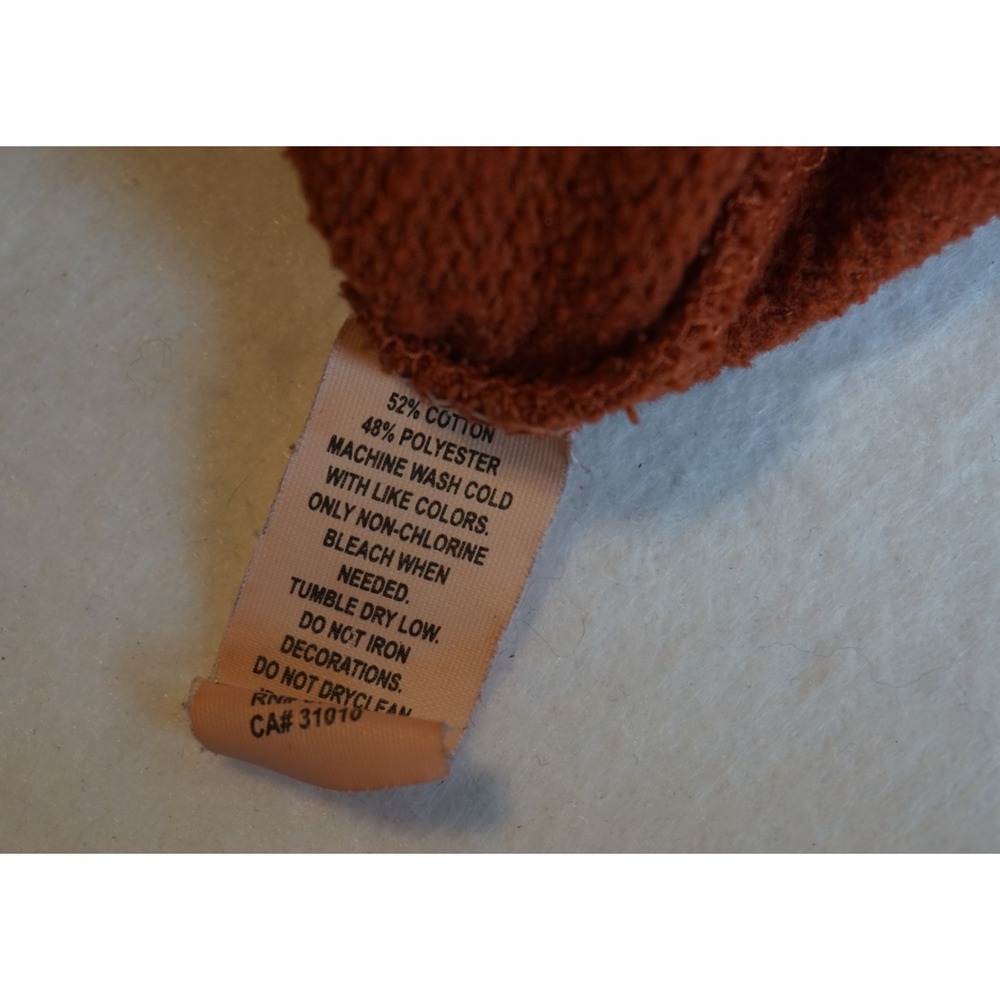 Yellowstone Dutton Ranch Sweatshirt Womens XL Rust Orange Mineral Wash Graphic - Picture 5 of 5